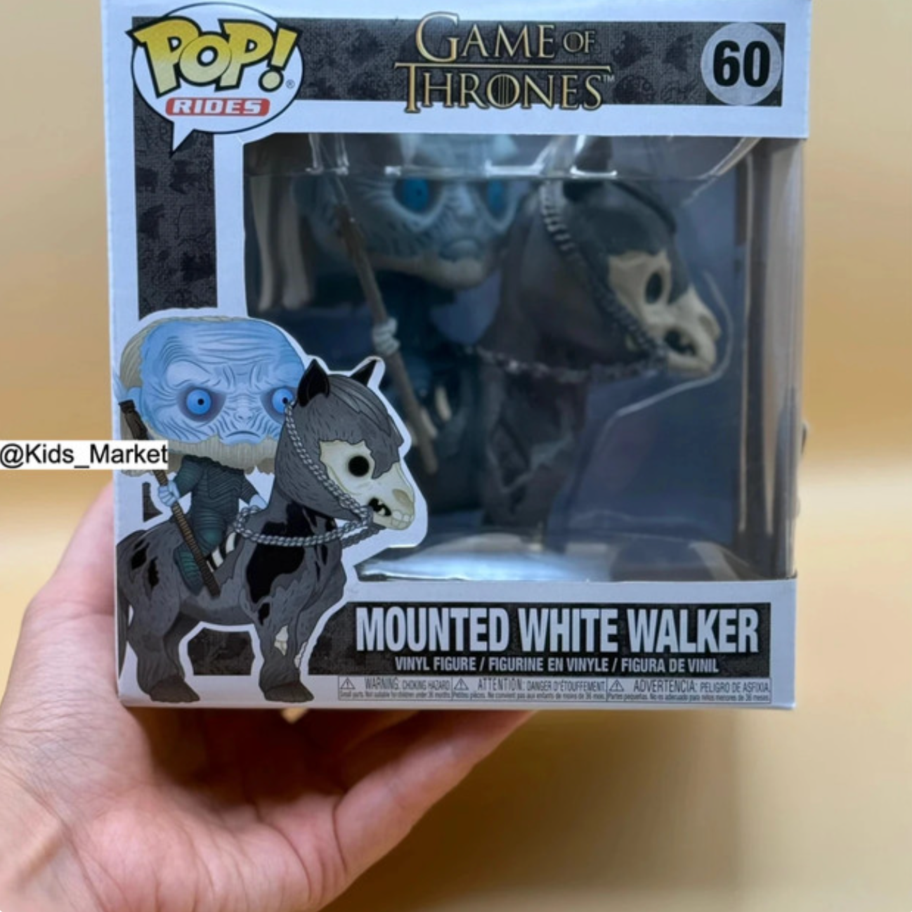 Pop! Rides Game of Thrones – Mounted White Walker #60 (Slightly Dented Packaging)