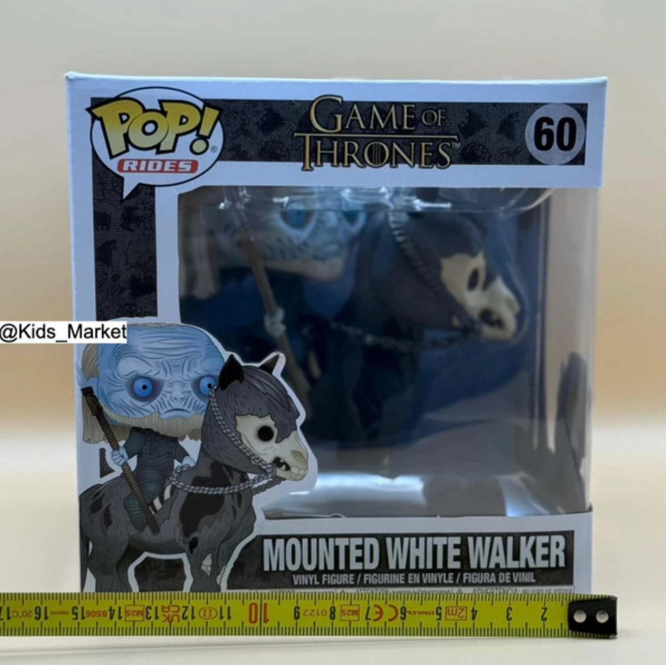 Pop! Rides Game of Thrones – Mounted White Walker #60 (Slightly Dented Packaging)