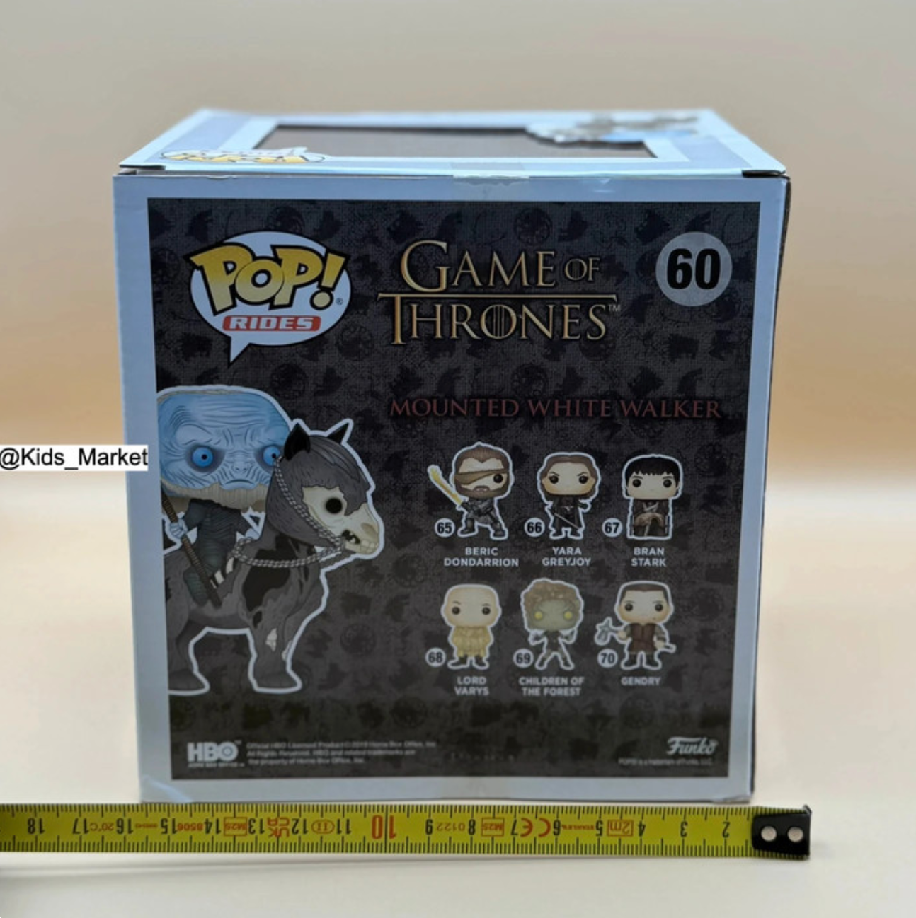 Pop! Rides Game of Thrones – Mounted White Walker #60 (Slightly Dented Packaging)