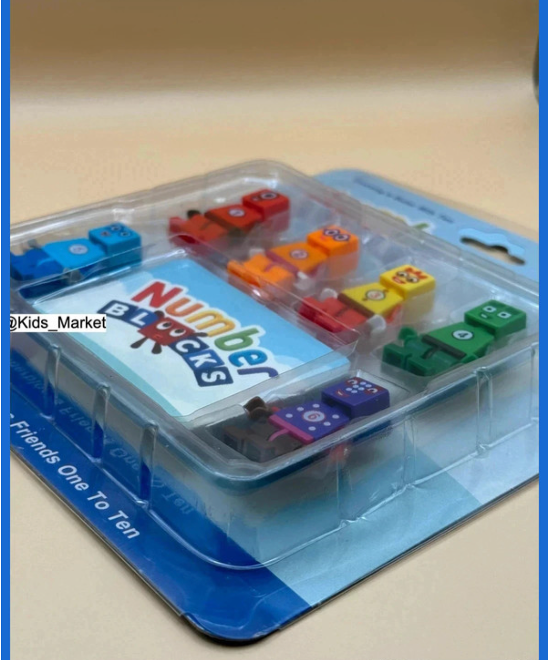 Number blocks Set – Friends 1 to 6 – Educational Toy – Ages 3+