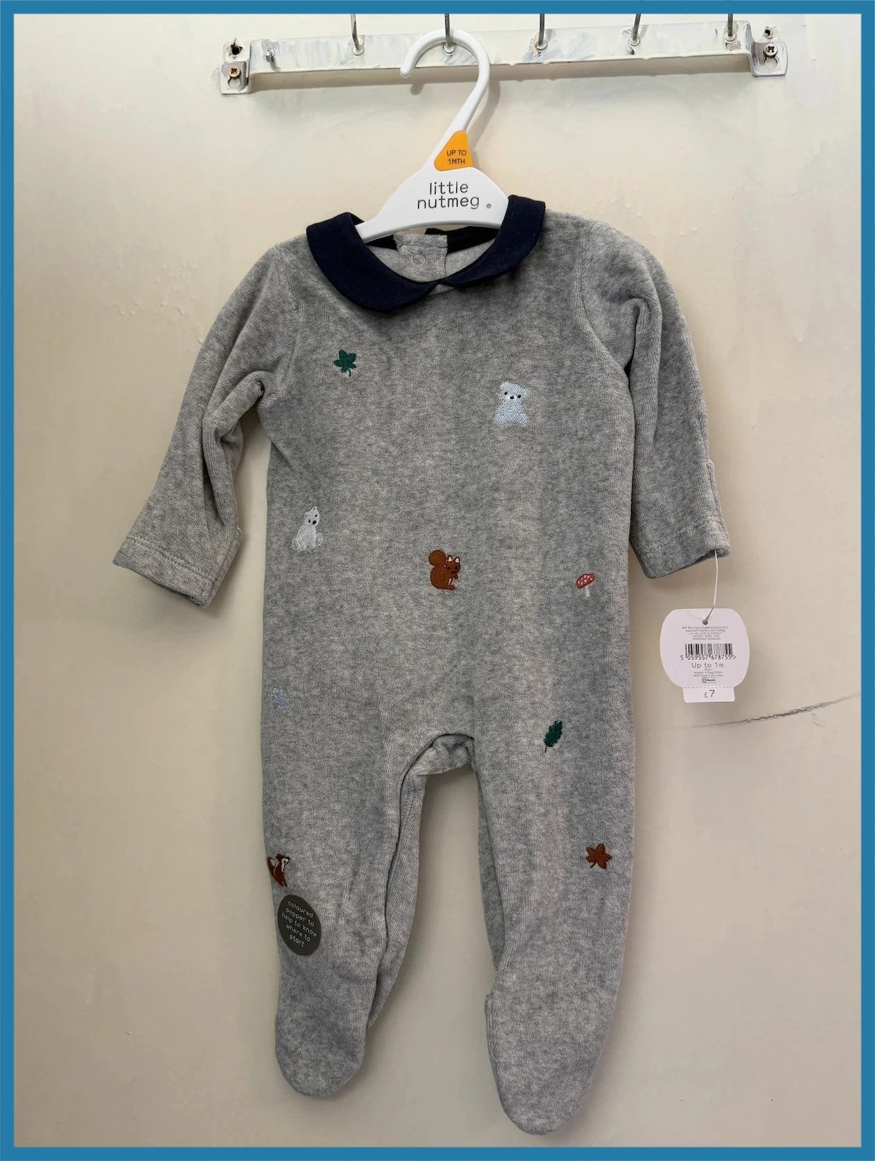 3pcs Baby Girl Bundle – Mothercare & Little Nutmeg (Up to 1 Month)