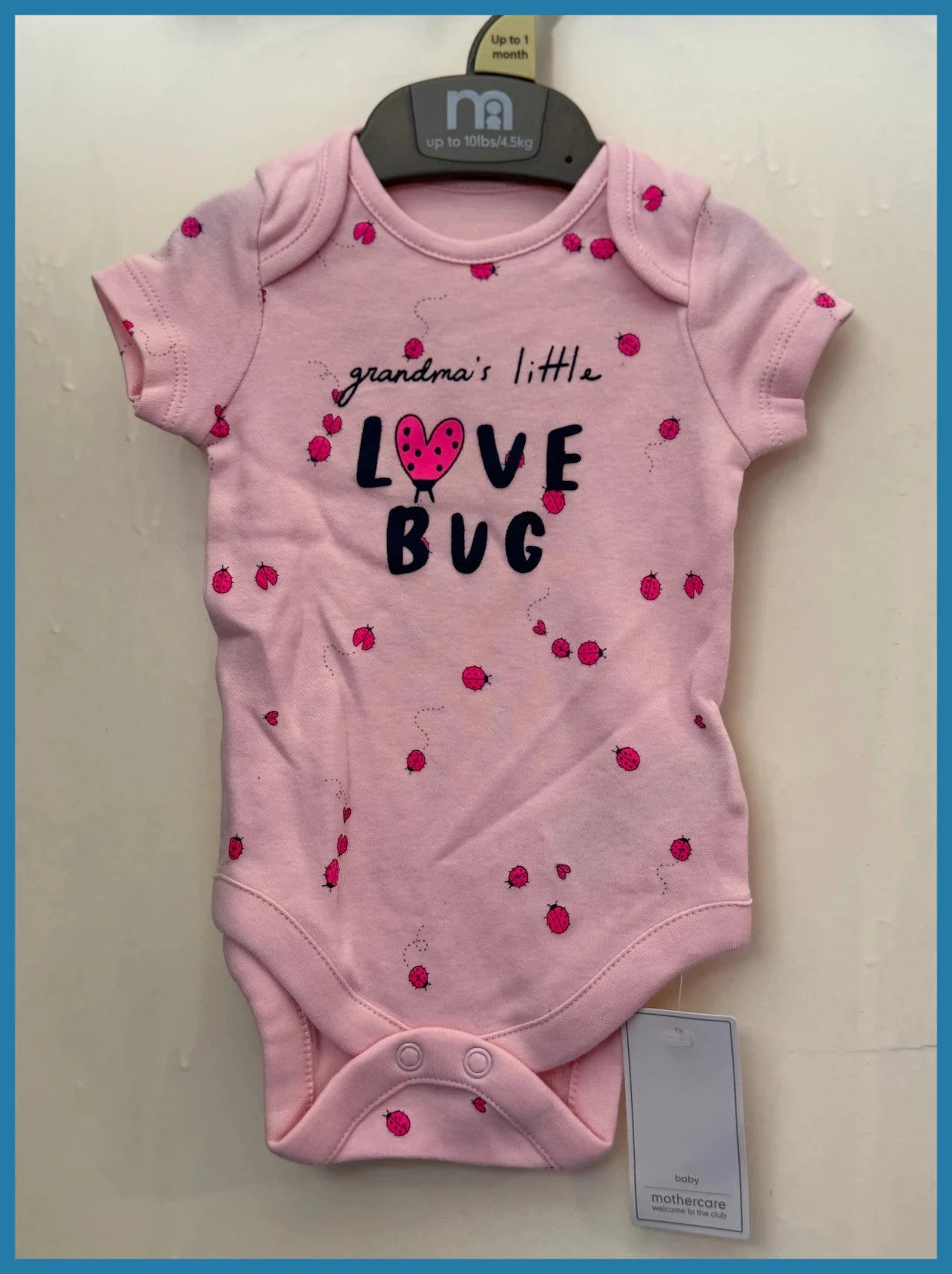3pcs Baby Girl Bundle – Mothercare & Little Nutmeg (Up to 1 Month)