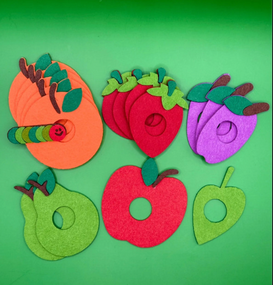 The Very Hungry Caterpillar – Full Felt Story Prop Set (All Pieces Included)
