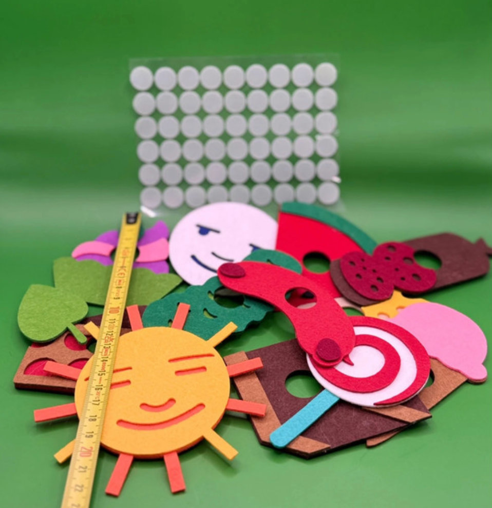 The Very Hungry Caterpillar – Full Felt Story Prop Set (All Pieces Included)