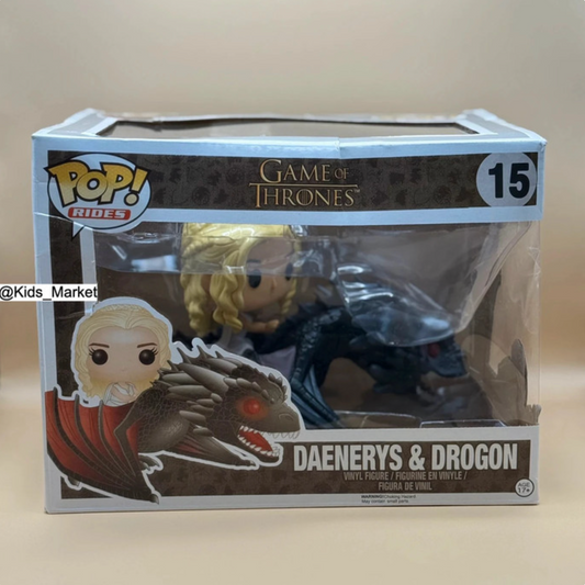Dented box! Funko Pop! Vinyl Rides Game of Thrones - Daenerys and Drogon #15