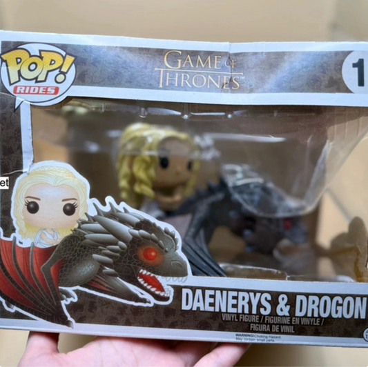 Dented box! Funko Pop! Vinyl Rides Game of Thrones - Daenerys and Drogon #15