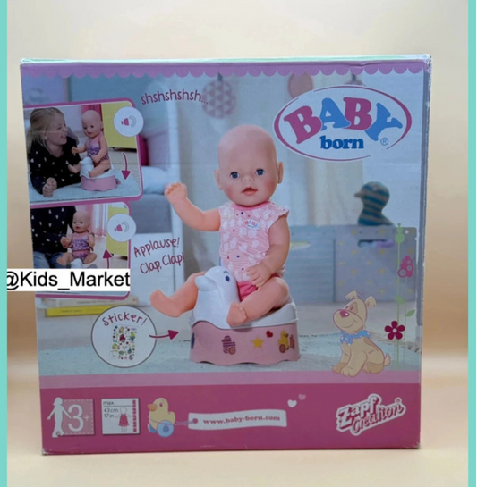Baby Born Interactive Potty & Stickers Toy - Ages 3