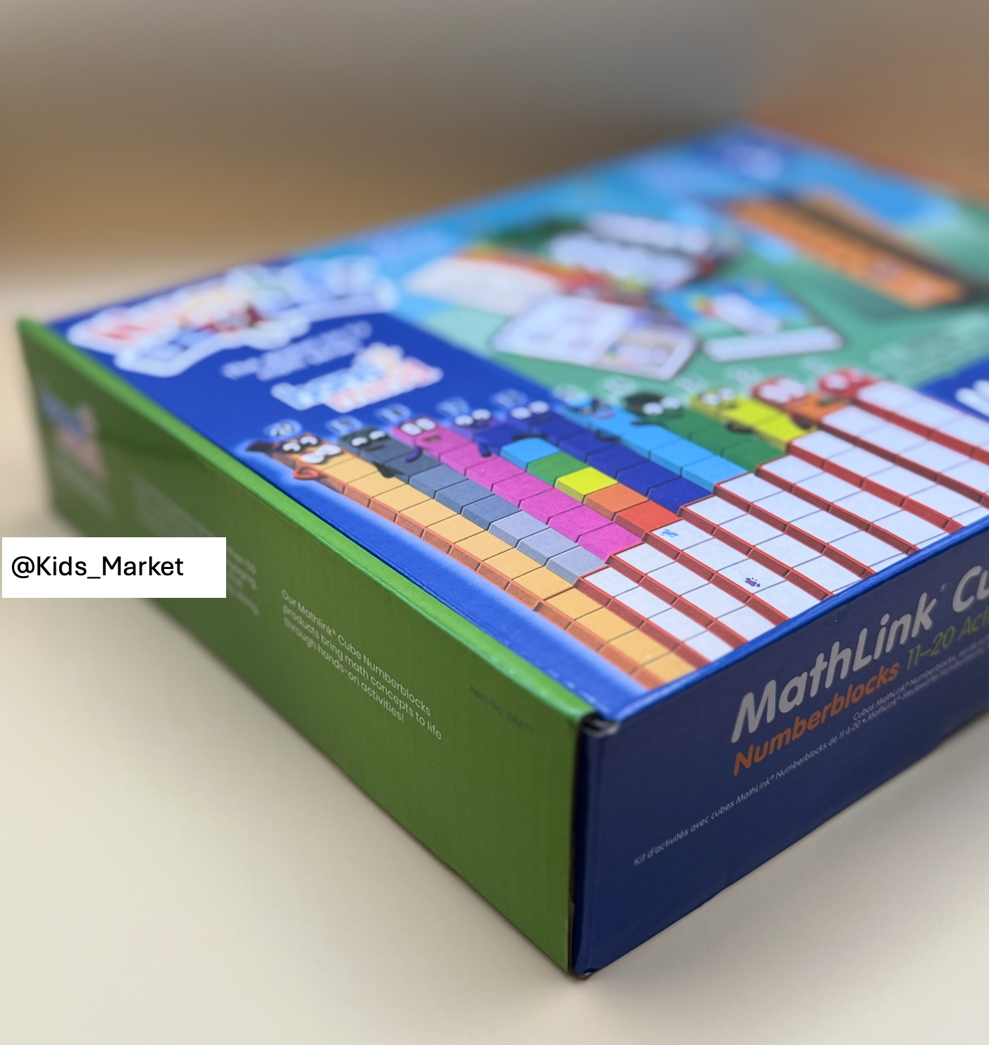 Hand 2 Mind (US Version) MathLink Cubes Numberblocks 11-20 Activity Set 290 | PCS