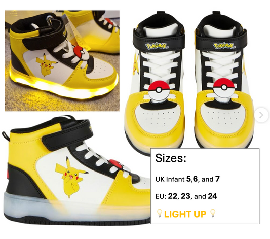 Pokemon Light Up Trainers High Top