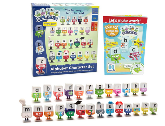 ALPHABLOCKS - Alphabet Character Set for Kids | Ages 3+