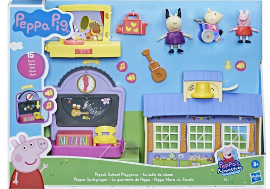 Peppa Pig Peppa's Adventures Peppas Play Group, Preschool Toy with Speech and Sound, Ages 3+