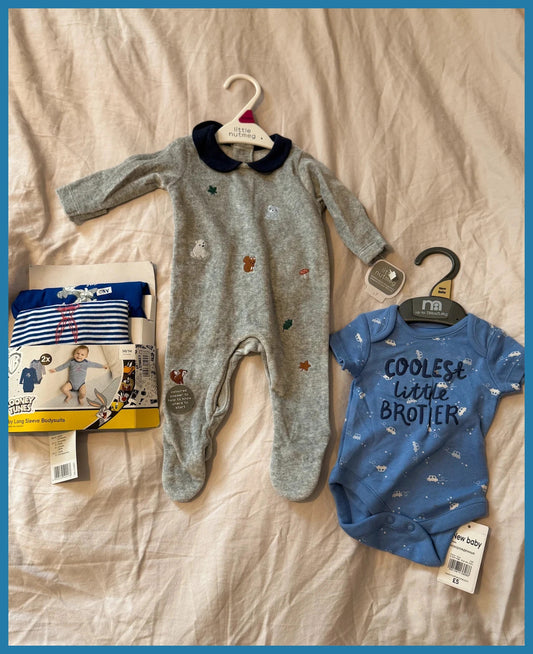 4pcs baby boy bundle | Looney Tunes, Little Nutmeg, Mothercare | Newborn