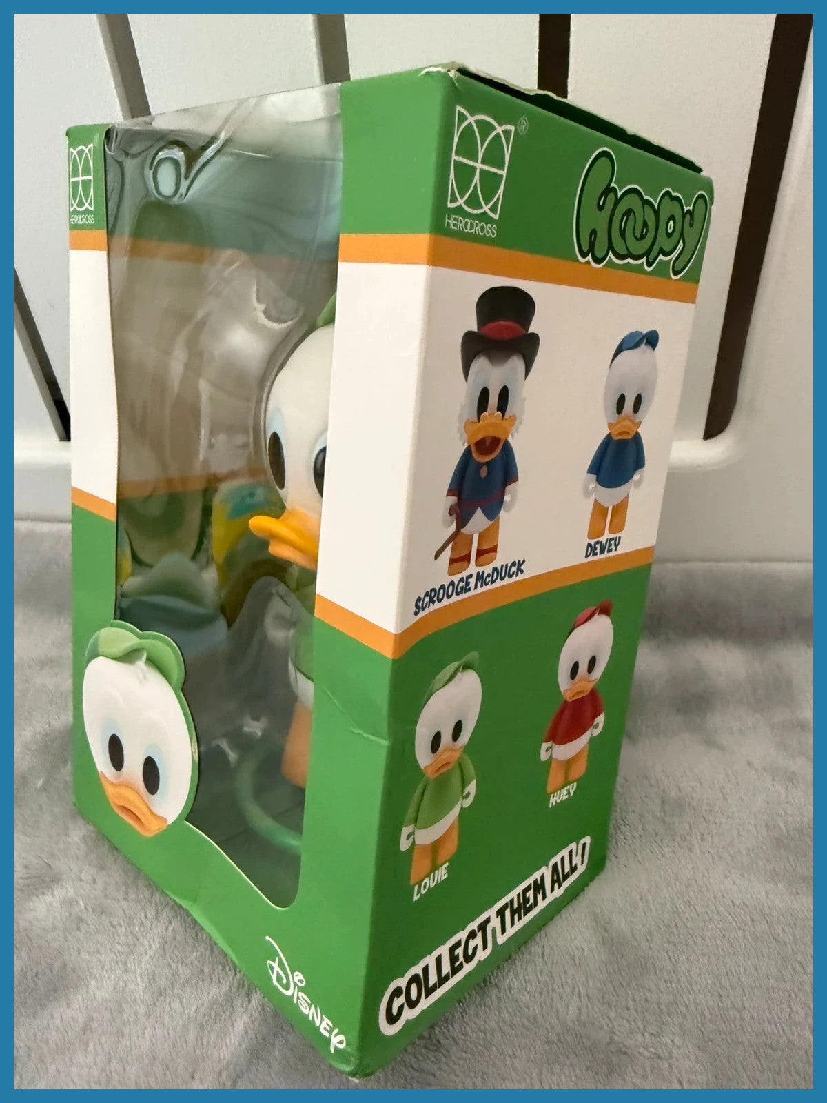 Louie Duck Vinyl Figure – Duck Tales Collectible Toy | Approx. 16 to 18cm